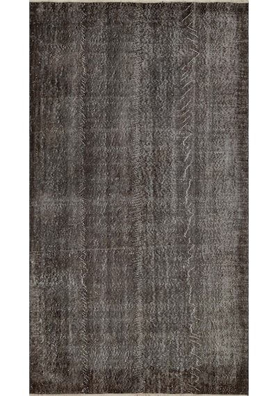 Vintage Çizgileriyle Modern Dokunuşlu Eskitme Halı 163 X 291 Cm 10073