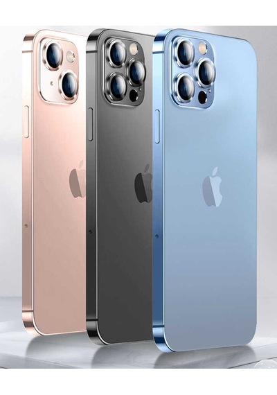 Apple Uyumlu iPhone 13 Pro Kamera Lens Koruyucu Çerçeveli Koruyucu Cl 03