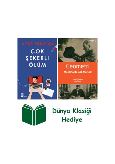 Çok Şekerli Ölüm + Geometri + Dünya Klasiği Hediye