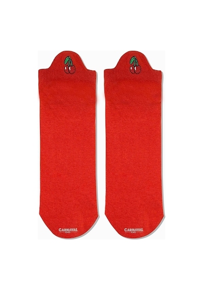 Carnaval Socks 5'li Bilek Nakışlı Meyveler Desenli Renkli Çorap Kutusu Renkli