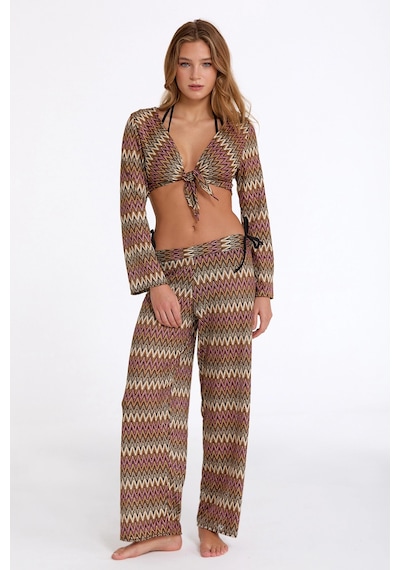 Kocabey 2089-3061 Kadın Triko Pantolon kahve