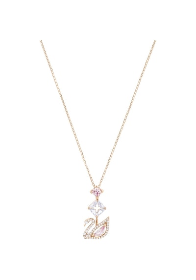 5473024 Swarovski Kolye Dazzling Swan:Necklace Y Czmo/Ros