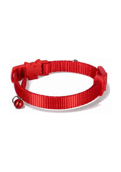 Urban Paws Kedi Tasması Crimson Red Ayarlanabilir, Dayanıklı, Hafif-10mm