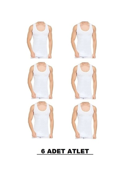 6'li Paket Erkek Iç Çamaşır Atlet Seti 001