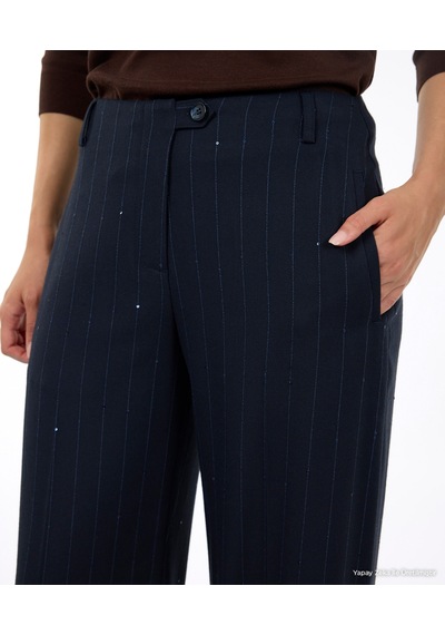Yargıcı Düz Normal Bel Pantolon 26kkpn3031x 535 Lacivert