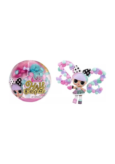 Mey İthalat Surprise Hair Beads Tots Pembe