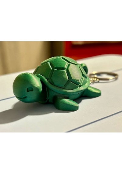 Sevimli Kaplumbağa Anahtarlık 3d Baskı Kawaii Kaplumbağa Figürü Cute Keychain