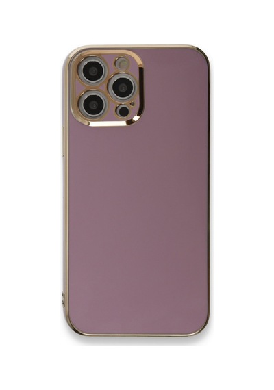 Apple Uyumlu - iPhone 12 Pro Max Kılıf Volet Silikon - Mor