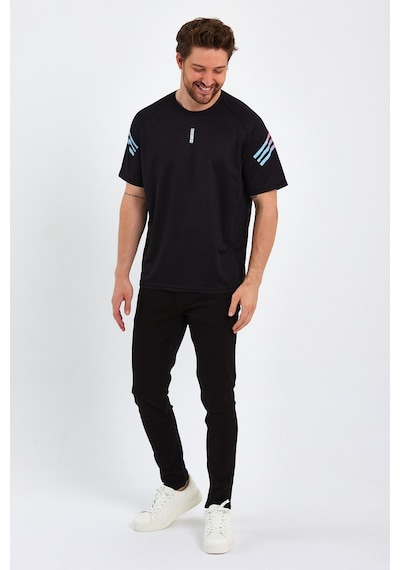 Genius Store Erkek Spor Tişört Baskılı Fitness Antrenman Fit S