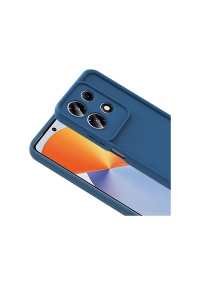 İnfinix Note 30 4g Kılıf Kamera Korumalı Ananas Silikon Kapak Koyu Yeşil