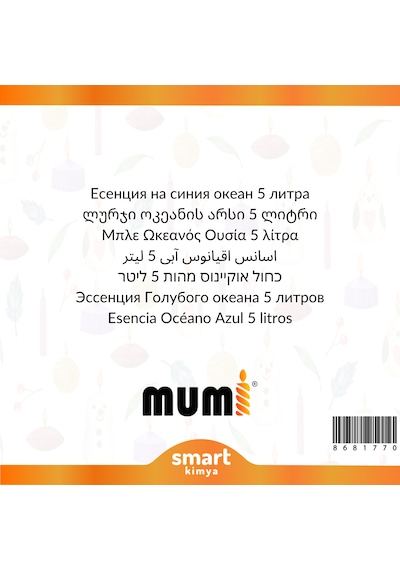 Mavi Okyanus Mum Esansı 5 Litre