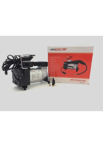 Oto Metal Hava Kompresörü Lastik Şişirme 12 Volt 150 Psi