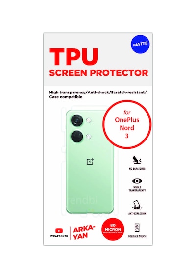 Oneplus Nord 3 Mat Arka Ve Yan Kaplama Leke Bırakmayan Hd Film