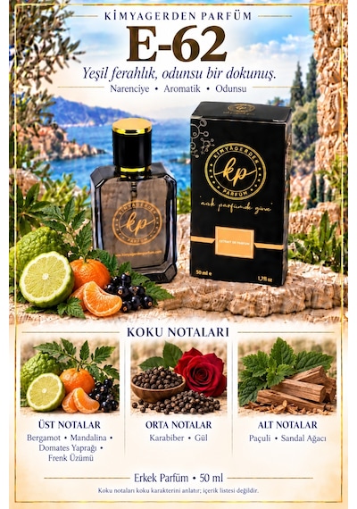 KP E-62 Erkek Parfüm EDP 50 ML