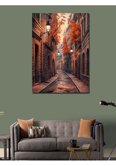 Kanvas Tablo Retro Sokak Arası 50cmx70cm