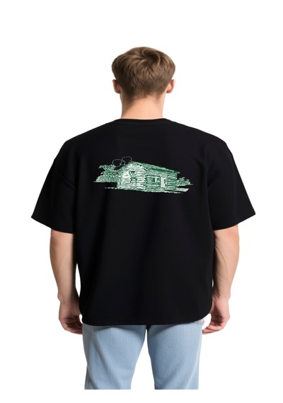 Ogc Kulübe Oversize Unisex T-shirt Siyah