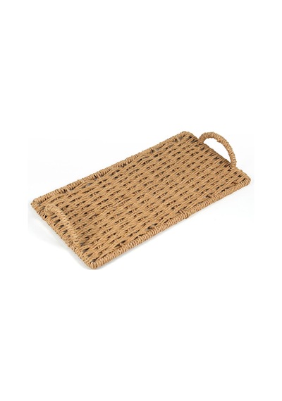 Deco Monarca Dekoratif Tepsi - Bej - 30 Cm