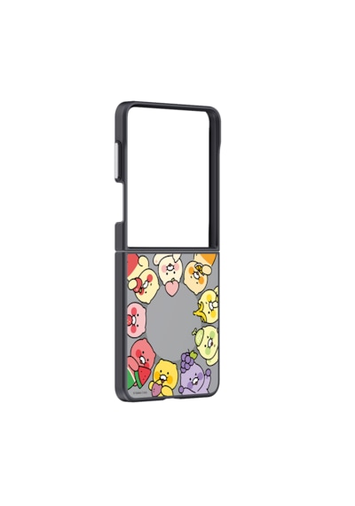Samsung Galaxy Uyumlu Z Flip8 Aynalı Magnet Kılıf (Kakao Friends)