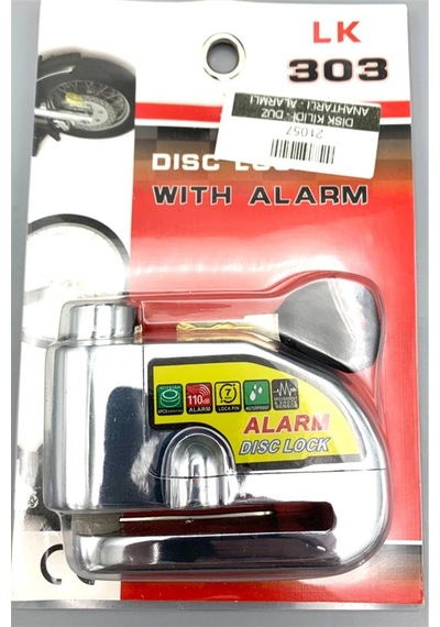 Alarmlı Disk Kilidi Krom 590 Gr