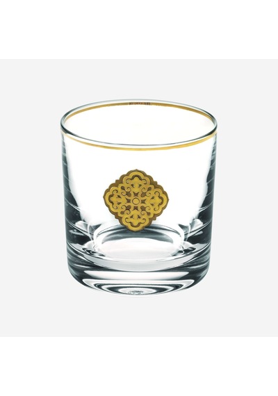 Altın Kristal Viski Bardağı 280 Ml
