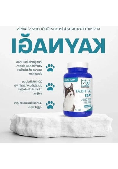 Kedi Ödül Tableti - Multi Vitamin İçeren Tüy Bakım Ürünü