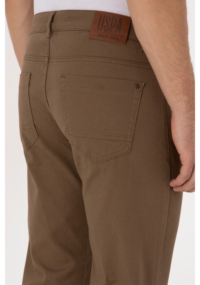 U.S. Polo Assn. Erkek Slim Fit Spor Pantolon 2237562 %98 Pamuk Haki