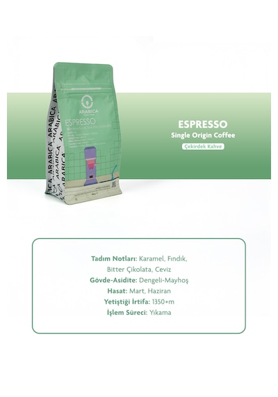 Espresso Kahve 250g Öğütülmüş Kahve Taze Kavrulmuş Çekirdek French Press