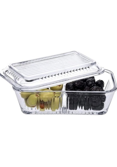 Paşabahçe Frigo Bölmeli Kapaklı Kahvaltılık - Tereyağlık Peynirlik Ballık 4 Lü