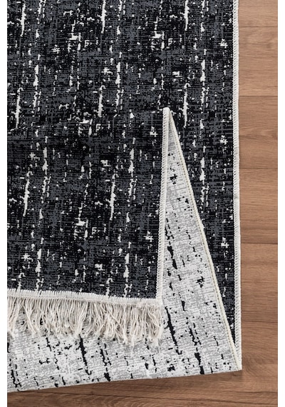 Arya Vl Çift Taraflı,katlanabilir,yıkanabilir,yüksek Kalite Pamuk Salon,oturma Odası,balkon Kilim Krem-antrasit 1