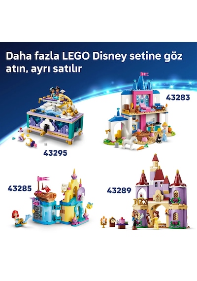 LEGO® ǀ Disney Princess Rapunzel’in Mini Kulesi 43294 – 5 Yaş Üzeri Çocuklar için 3 Karakter İçeren Oyuncak Yapım Seti (171 Parça)