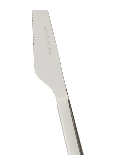 Mudo Home New Premıum Steel 2'li Yemek Bıçağı Gümüş