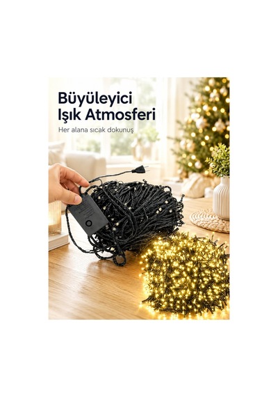 10 Metre Şerit Led Gün Işığı Led Işık Süsleme Parti Malzemesi Konsept - Hs08373562-9155 Renkli Renkli