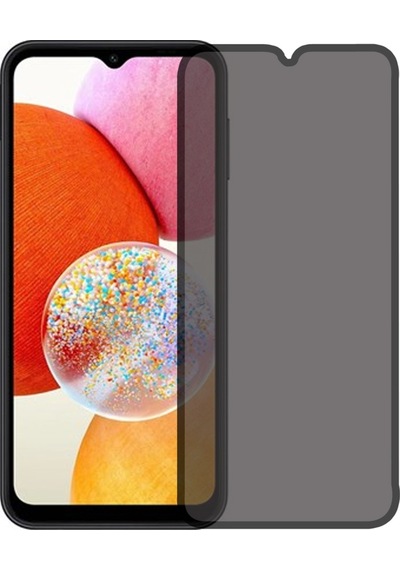 Samsung Galaxy Uyumlu A14 Hayalet Privacy 5d Ekran Koruyucu Cam