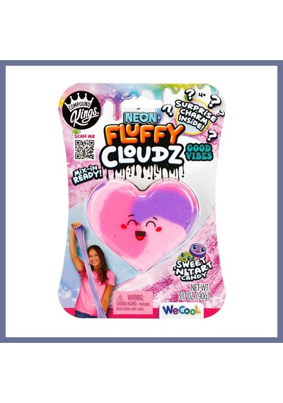 Bezos Compound Kings Neon Fluffy Cloudz Kalp Slime 11312 Dlra Çok Renkli