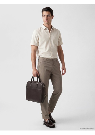 Lcwaıkıkı Classic Kahverengi Regular Fit Gabardin Erkek Chino Pantolon