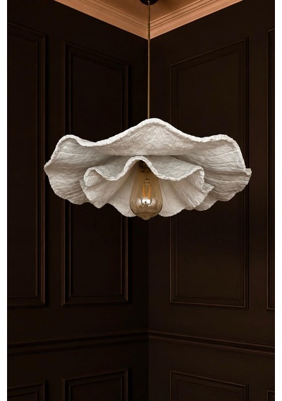 Lioraa Lighting Flora Mono 45 Cm Sarkıt Avize Kırık Beyaz