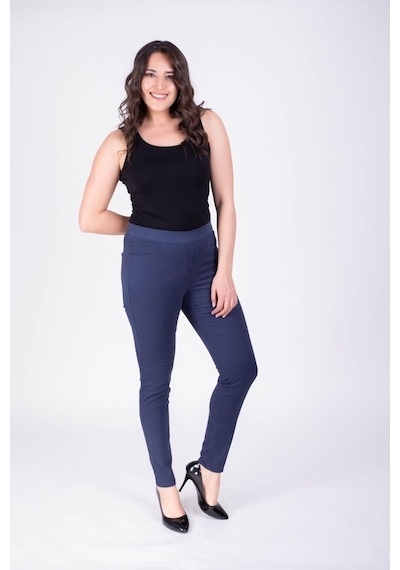 Myline Lastikli Strech Pantolon (532246203)
