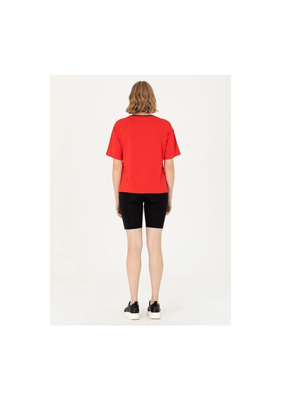 U.S. Polo Assn. U.s. Polo Assn. Lastikli Bel Slim Fit Kadın Şort T-s Çok Renkli