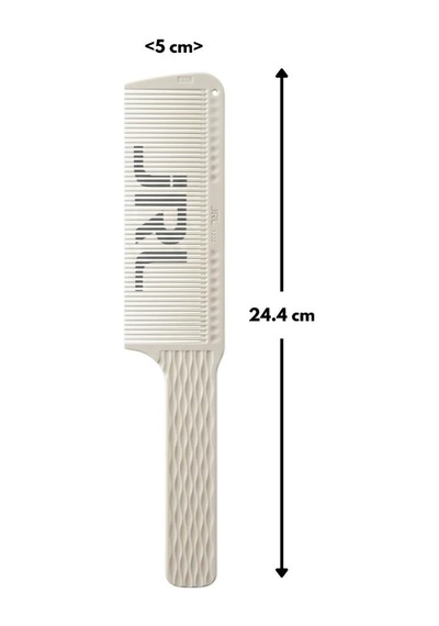 Jrl J202 24.4 Cm V-dişli Seramik Seri Profesyonel Makine Üstü Kesim Tarağı Beyaz