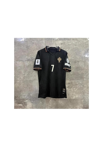 Portekiz 2026 Dünya Kupası Cristiano Ronaldo Forması Black Çok Renkli