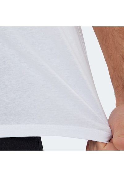 Slazenger KAISER IN Oversize Erkek Oversıze Beyaz Tişört