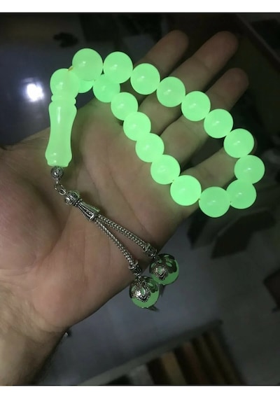 Doğan Silver Kedi Göz Bilek Boy Toz Kehribar Tesbih Dgn1123