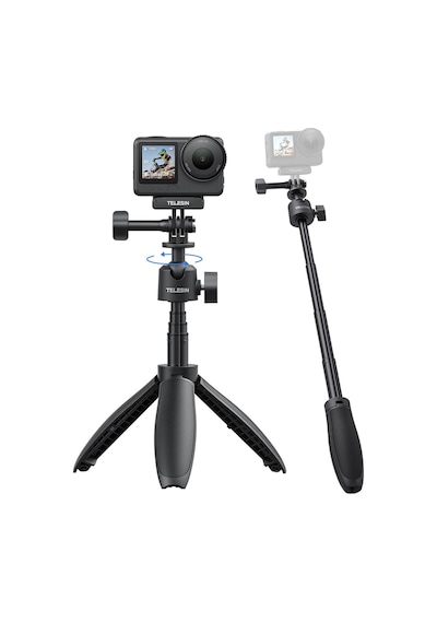 Djı Osmo Nano Action 6/5 Pro/4, Gopro Hero 13/12, Insta360 X5 X4 Ace Pro İçin 46 Cm Mini Selfie Çubuğu Tripod, 360 Genel