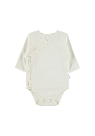 Civil Baby Bebek Kruvaze Yaka Çıtçıtlı Badi 1 6 Ay Ekru 1958700783ss 2 Ekru