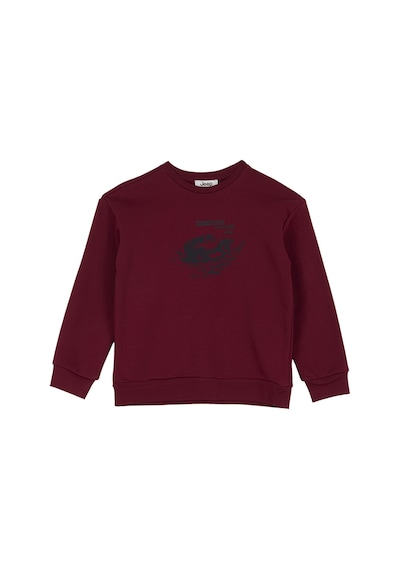 Jeep Bordo Erkek Çocuk Baskılı Sweatshirt J6wb-swt7700