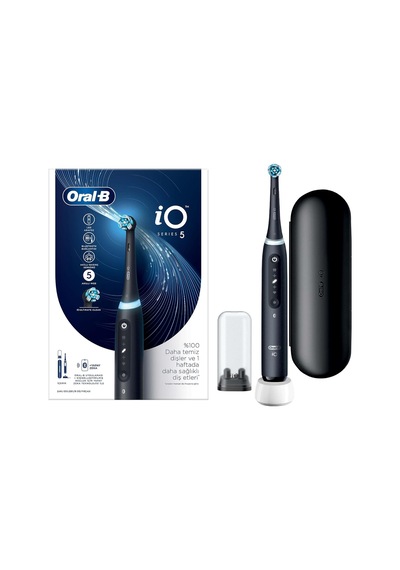 Oral-b İo - 5 Siyah Yapay Zeka Teknolojili Şarjlı/elektrikli Diş Fırçası Sku: Smg8690010388537