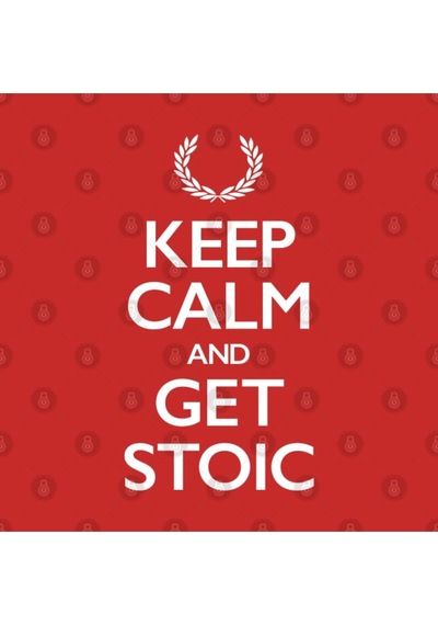 Keep Calm And Get Stoic Kupa Bardak Çok Renkli