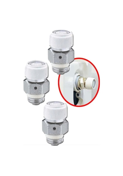 Caleffi Radyatör Hava Purjörü Otomatik Purjör 1/2" 3 Adet
