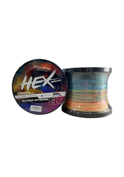 Fujin Hex 8x 1000mt 0.40mm 36.3kg İp Örgü Misina Multi Color