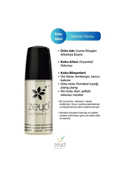 Cuma Rüzgarı - Zeyd Esans 35 Ml Diğer